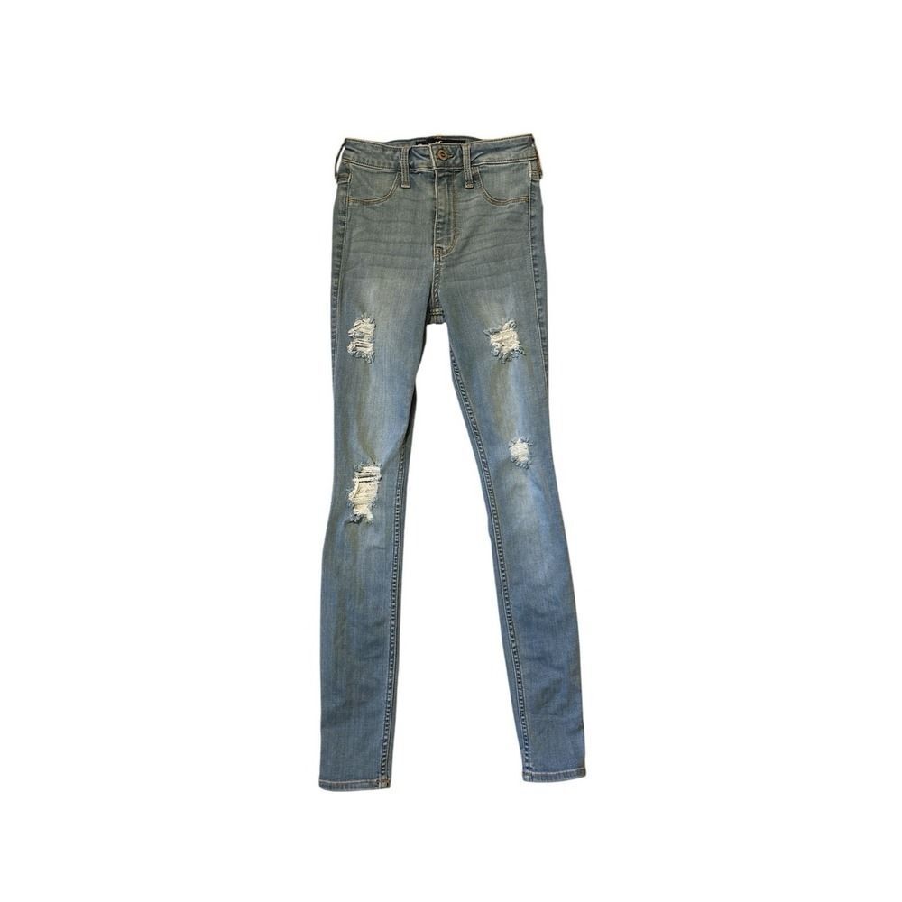 Hollister Jeans High-Rise Jean Legging Advanced Stretch size 0R W24 L28